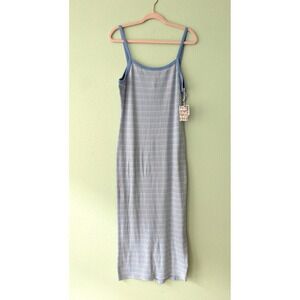 Known Supply Vermont Y2K Style Spaghetti Strap Tank Dress Stretch Knit